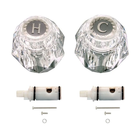 Thrifco Plumbing Lavatory/Kitchen 2-Handle Rebuild Kit for MOEN CHATEAU Style Fa 9400020